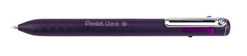 Pentel IZEE 12 Pack 4 Colour Ballpoint Pen Education 1.0mm Tip BXC470-DV-ACDV