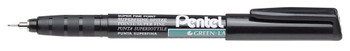 Pentel NMF50 12 Pack Black Permanent Marker Superfine Tip 0.3mm Line NMF50AO
