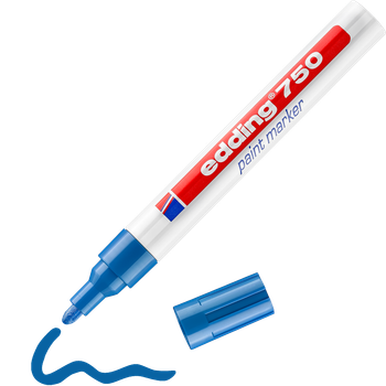 edding 750 Paint marker Blue Box of 10 EDD750003