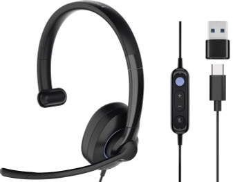 Sandberg 126-56 USB-C/A Headset Pro Mono ENC 126-56