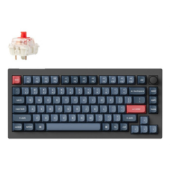 Keychron V1 Max keyboard Universal USB + RF Wireless + Bluetooth QWERTY  Engli V1M-D1-UK