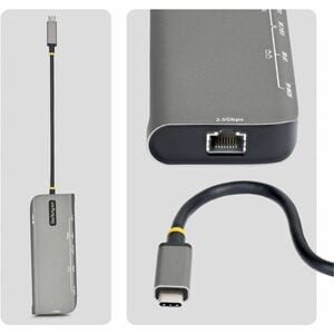 Startech Usb4 Multiport Adapter Driverless Dual-4K for Macos And Windows 140W Po 174B-USB4-MULTIPORT