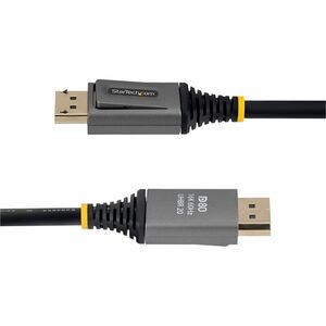 Startech 1M Displayport 2.1 Cable Vesa Certified Dp80 Displayport Cable 10K/8K 6 DP21V-1M-DP80-CABLE