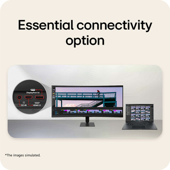 Lg Electronics Lg Ultrawide U6 34U601B 34-" Wqhd Curved 1800R 120Hz Monitor Hdr1 34U601B-B.AEKQ