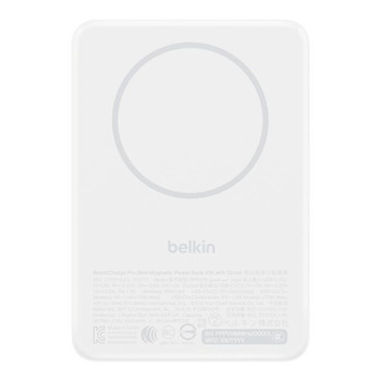 Belkin Boostcharge Power Bank White for Qi2-Enabled Device 10000 Mah 15 W Qi2 Ce BPD016HQWH