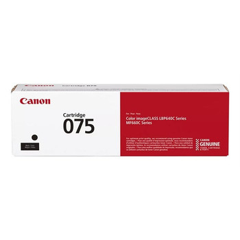 Canon 075 Toner Cartridge 1 Pcs Original Black 6365C002