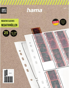 Hama Negative Sleeves Glassine 10 Strips of 4 Negatives 24 x 36 mm 25 Pcs 00002252