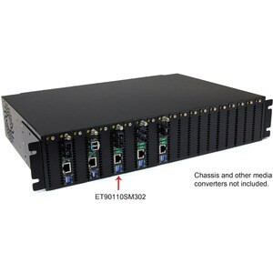 Startech 10/100 Mbps Single Mode Fiber Media Converter Sc 30 Km Convert And Exte ET90110SM302