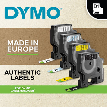 Dymo 45808 Multipurpose Label 19 Mm Width Rectangle Thermal Transfer Yellow 1 Ea S0720880