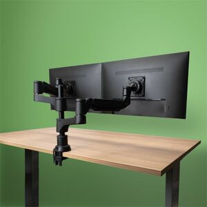 R-Go Tools R-Go Caparo 4 Monitor Arm Mounting Arm for Monitor Black R-Go Double RGOVLCA4TWSI