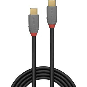 Lindy 1M Usb 3.2 Type C To C Cable 20Gbps 5A Pd Anthra Line. Cable Length: 1 M. 36901