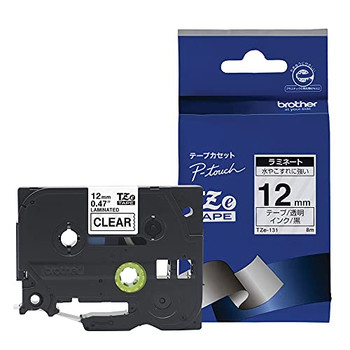 Brother TZE131 Black on Clear TZE131