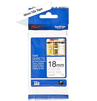 Brother TZEN241 Black on White TZEN241