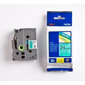 Brother TZE751 Black on Green TZE751