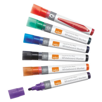 Nobo Liquid Ink Markers Assorted 1901077 1901077