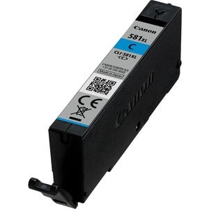 Canon Cli-581Xl Cyan Ink Cartridge. Colour Ink Page Yield: 170 Pages Colour Ink 2049C001