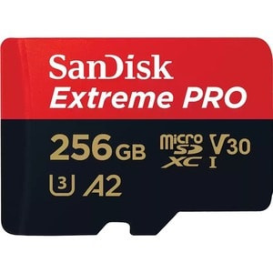 Sandisk Extreme Pro. Capacity: 256 Gb Flash Card Type: Microsdxc Flash Memory Cl SDSQXCD-256G-GN6MA
