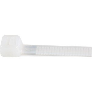 Startech 10"25Cm Cable Ties 2-5/8"68Mm Dia 50Lb22Kg Tensile Strength Nylon Self CBMZT10NK