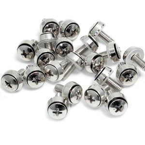Startech 50 Pkg M6 Mounting Screws for Server Rack Cabinet Rack Screw 50 / Bag CABSCREWSM6