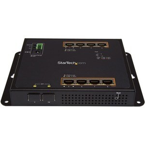 Startech Industrial 8 Port Gigabit Poe+ Switch W/2 Sfp Msa Slots 30W Layer/L2 Sw IES101GP2SFW