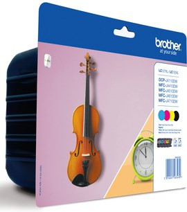 Brother LC-127XLVALBP ink cartridge Original BlackCyanMagentaYellow Multipack 4 LC127XLVALBP