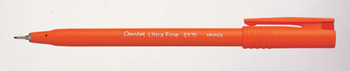 Pentel Ultra Fine 12 Pack Red Fineliner Pen 0.6mm Tip 0.3mm Line S570B