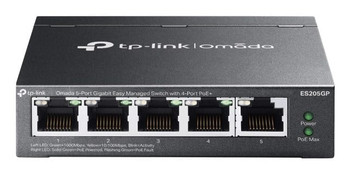 TP-Link Omada 5-Port Gigabit Easy Managed Switch with 4-Port PoE+ ES205GP