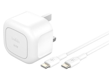 Belkin WCA008MY1MWH-B6 Mobile Device Charger Mobile Phone Tablet White USB Fast WCA008MY1MWH-B6