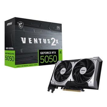 Msi Geforce Rtx 5050 Ventus 2X Oc 8Gb Gddr6/Pci Express 5.0/2617Mhz/20000Mhz GEFORCE RTX 5050 8G VENTUS 2X OC
