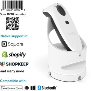 Socket Mobile Socketscan S740 Handheld Barcode Scanner Wireless Connectivity Whi CX3487-1982