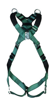 Msa Standard V-form Back/Chest/Shoulder D-Ring Bayonet Harness Green Size STANDA MSA10206046