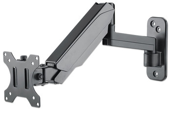 Manhattan Wall Mount for Tv & Monitors Spring Arm 3 Pivots for Screens 17" To 32 461610