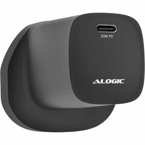 Alogic 20W Rapid Power Usb-C Mini Gan Charger Iphone Ipad Smartphone WCG1X20BLK-UK
