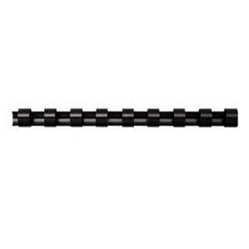 Fellowes Apex 6200301 Black Plastic Comb 8mm 100pk 6200301