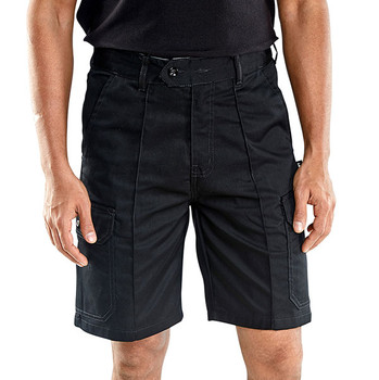 Beeswift Cargo Pocket Shorts Black Size 36 CLCPSBL36