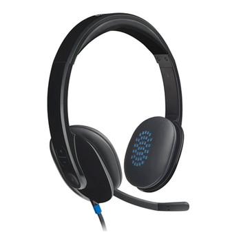 Logitech H540 Usb Headset With Noise-Cancelling Mic And On Ear Controls 981-000480