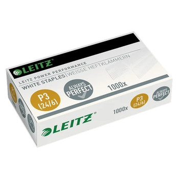 Leitz Power Performance P3 White Staples Pack of 1000 55540000 55540000