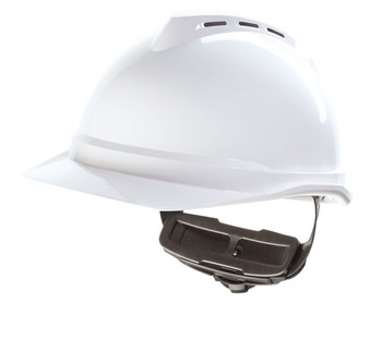 Msa V-Gard 500 Vented Safety Helmet White MSAGV412W