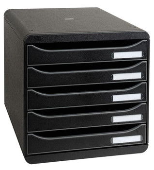 Exacompta BIG-BOX PLUS Desktop Organiser ECOBlack Black 309714D