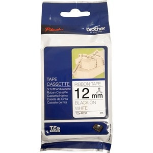 Brother Direct Thermal Printable Ribbon White 12 Mm X 4 M TZER231