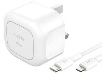 Belkin WCA008MY1MWH-B5 Mobile Device Charger Mobile Phone Tablet White USB Fast WCA008MY1MWH-B5