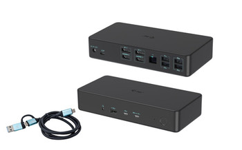 I-Tec Usb 3.0 / Usb-C / Thunderbolt 3 Professional Dual 4K Display Docking Stati CADUAL4KDOCKPD2UK