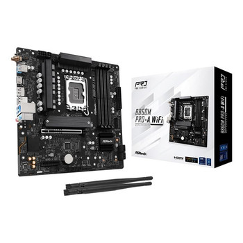 Asrock B860M PRO-A WIFI Intel B860 LGA 1851 Socket V1 Micro ATX B860M PRO-A WIFI
