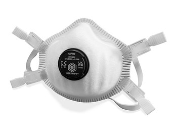 Beeswift Premium P3 Dolomite Valved Mask White BBP3VDN