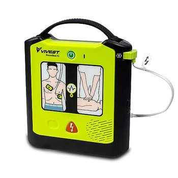 Vivest Power Beat Semi Automatic Defibrillator Aed X1 Black Size H23.2XW20.9XD5. CM2080