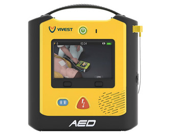 Vivest Power Beat Semi Automatic Defibrillator Aed X3 Black Size H23.2XW20.9XD5. CM2081