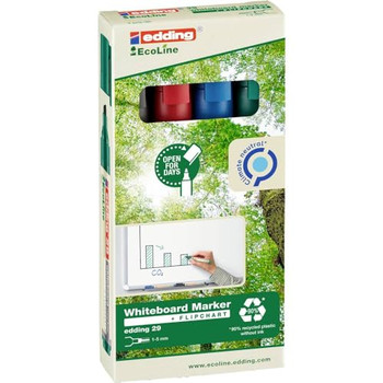 edding 29/4 S Ecoline whiteboard marker A5 Pack of 4 EDD4-29-4