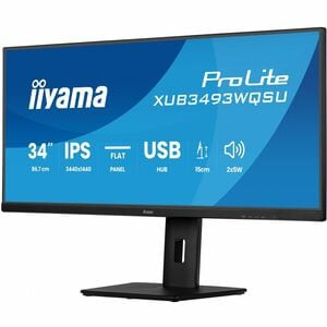 Iiyama Prolite XUB3493WQSU-B6. Display Diagonal: 86.4 Cm 34" Display Resolution: XUB3493WQSU-B6