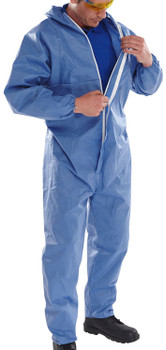 Beeswift Disposable Coverall Type 5/6 Navy Blue Size XXL COC10NXXL