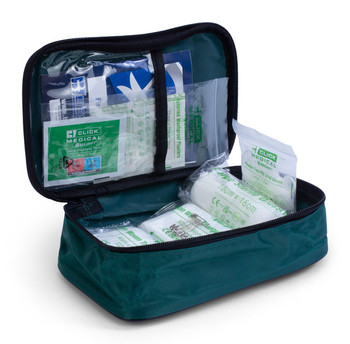 Click Medical 1 Person First Aid Kit Pouch Green CM0002-23